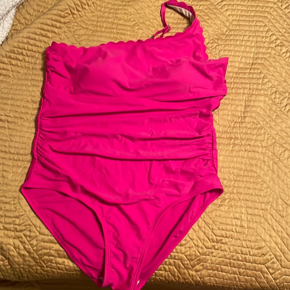 Kona sim from Target one shoulder bathing suit